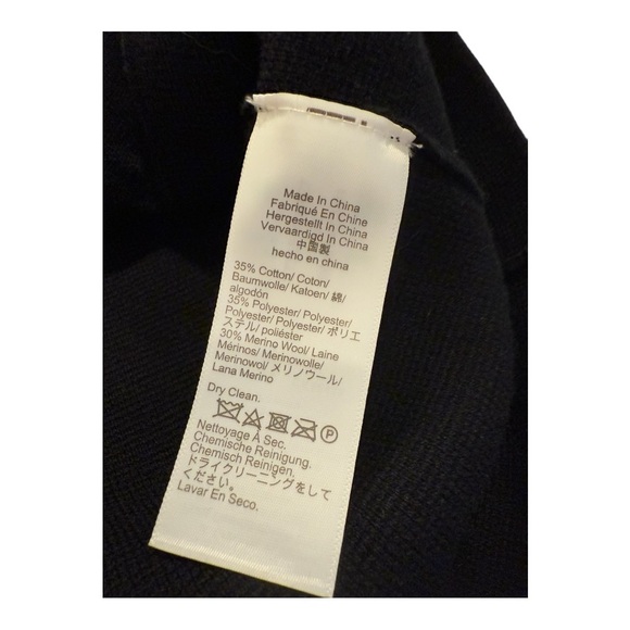 J. Crew Warwick sweater blazer Mid Thigh in Black Oversized XS, S Style CB927 - Picture 8 of 15